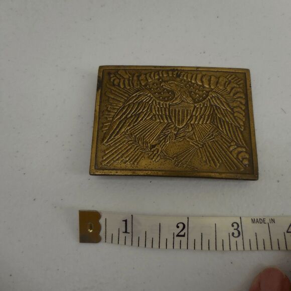 Retro Wilkinson Export Brass American Eagle Stars Stripes Statement Belt‎ Buckle